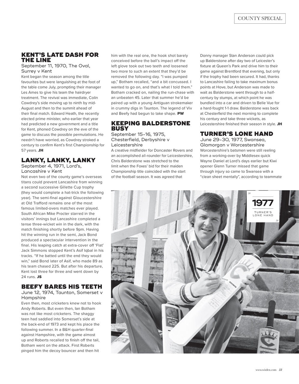 Wisden Cricket Monthly Preview Pages