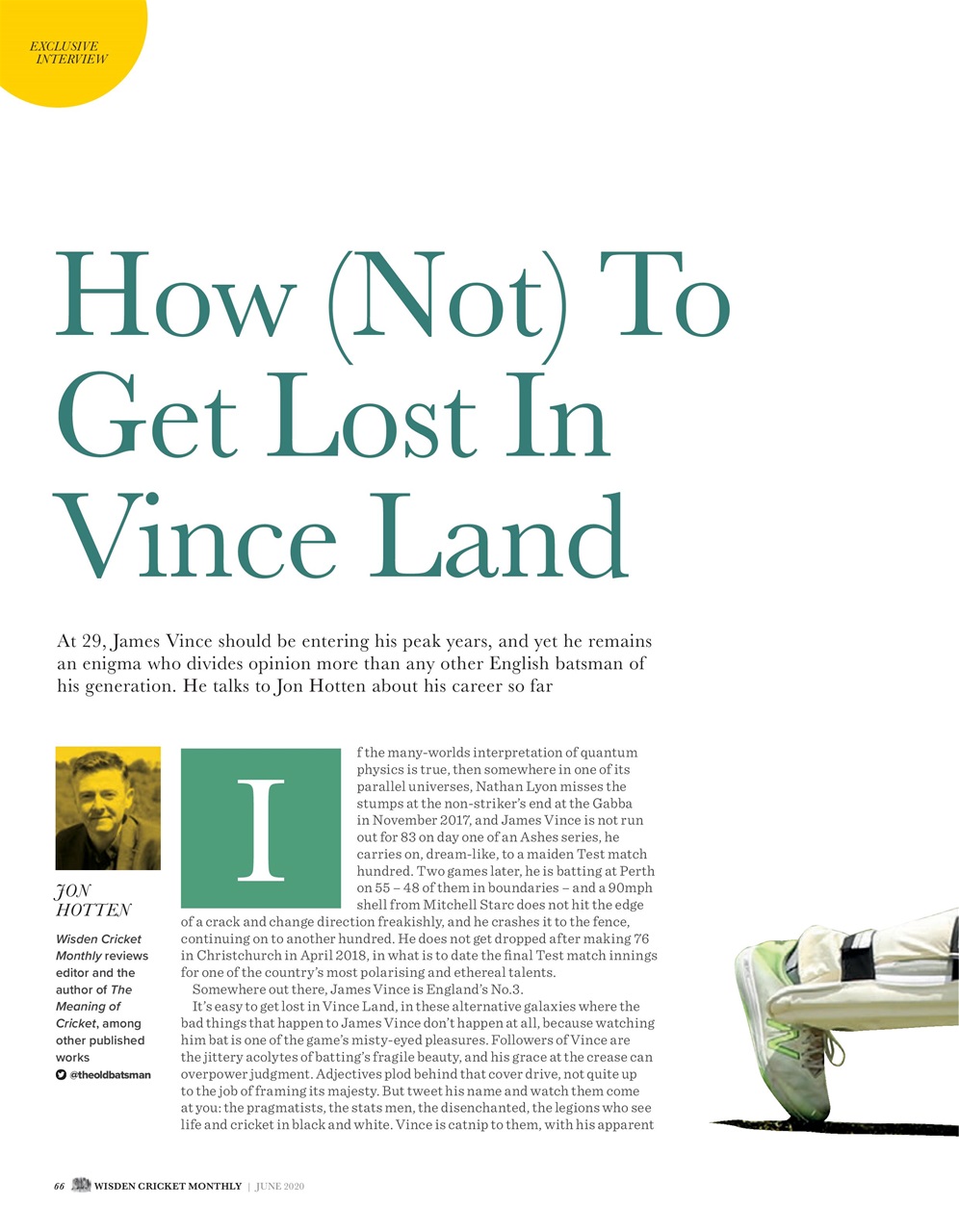 Wisden Cricket Monthly Preview Pages