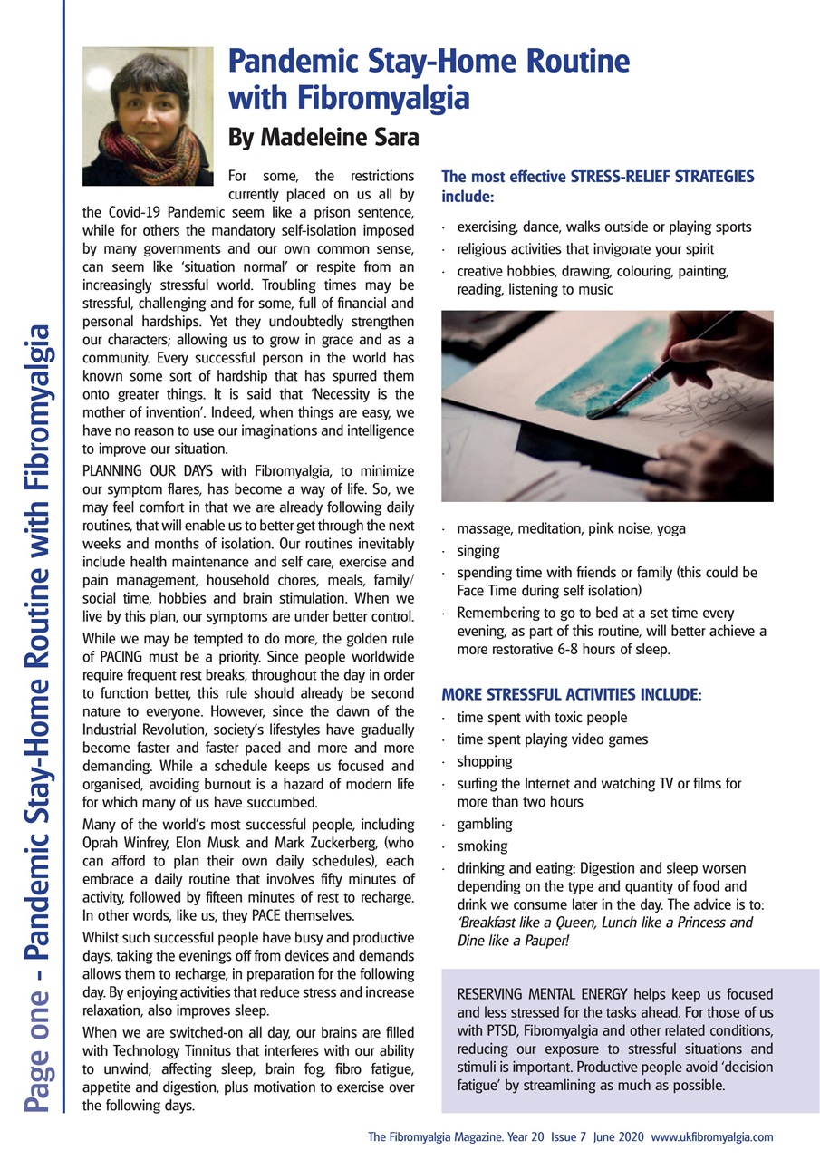 Fibromyalgia Magazine Preview Pages