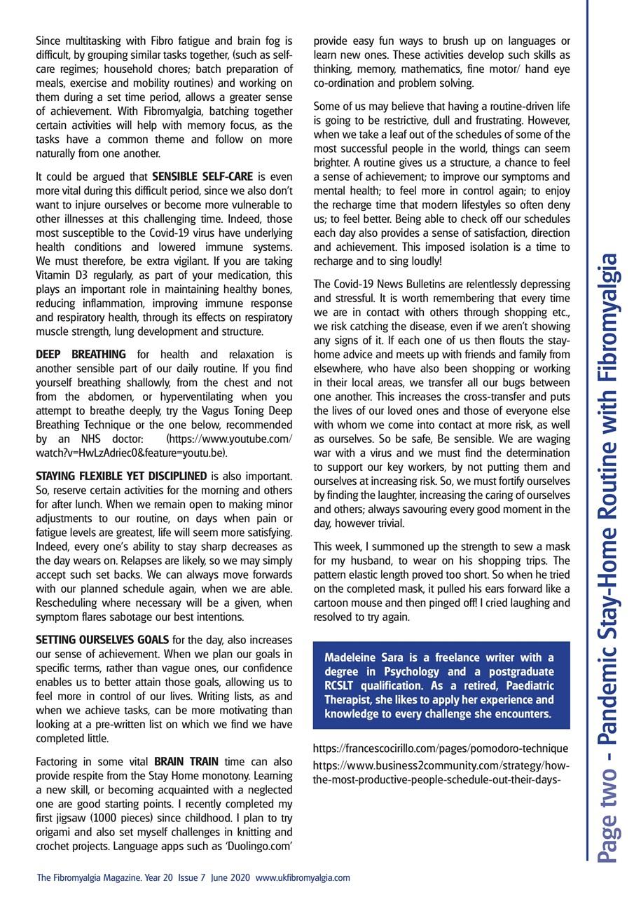 Fibromyalgia Magazine Preview Pages