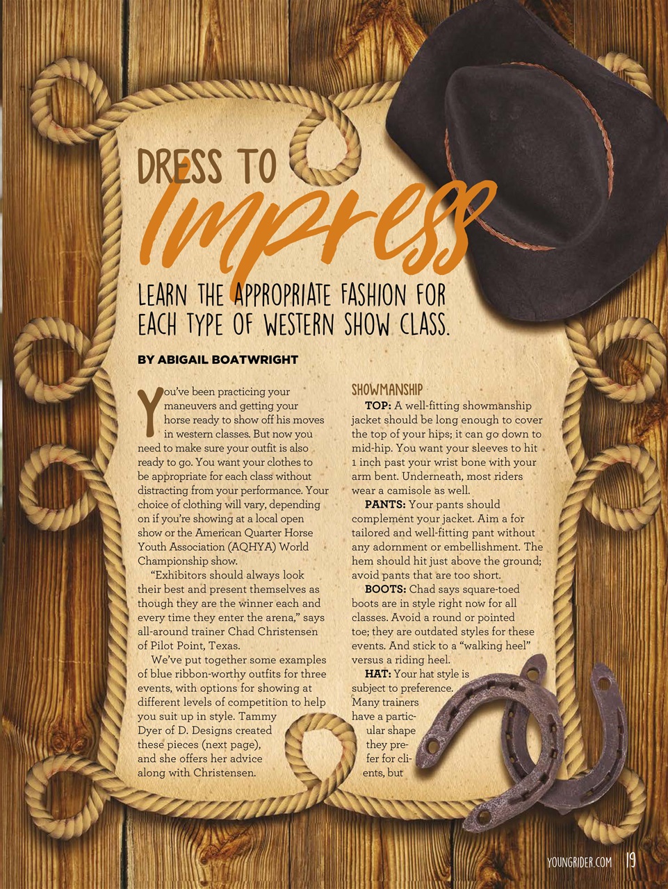 Young Rider Magazine Preview Pages
