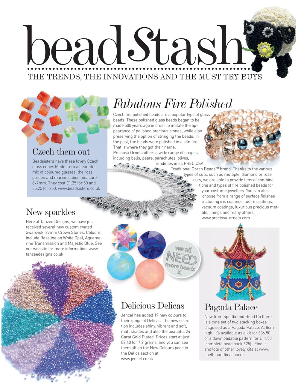 Bead & Jewellery Magazine Preview Pages