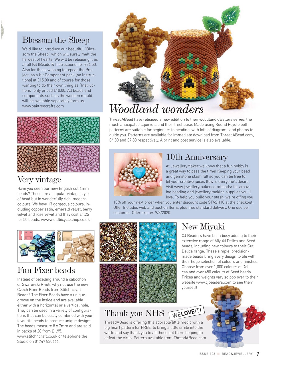 Bead & Jewellery Magazine Preview Pages