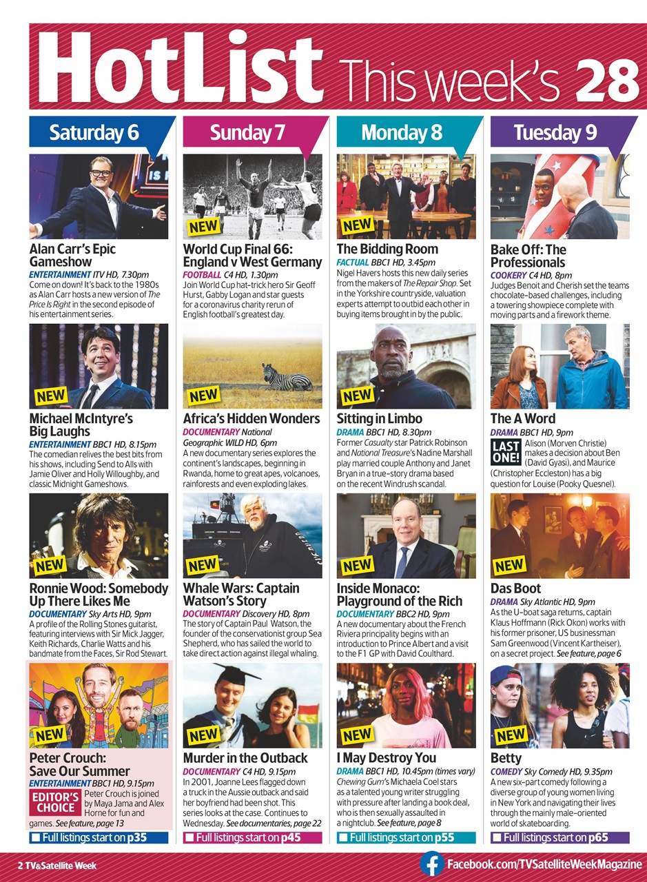 TV & Satellite Week Preview Pages