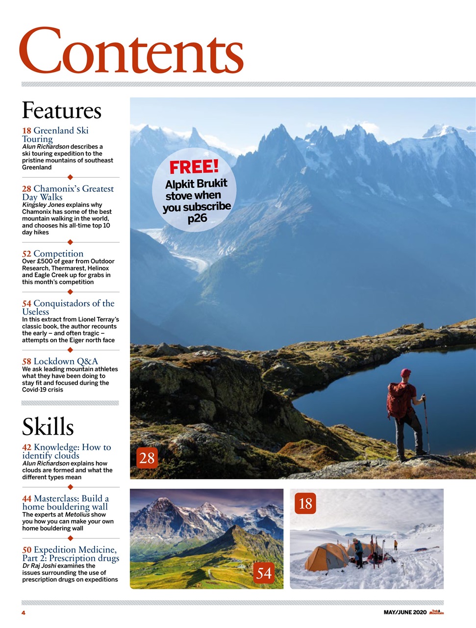 Trek & Mountain Magazine Preview Pages