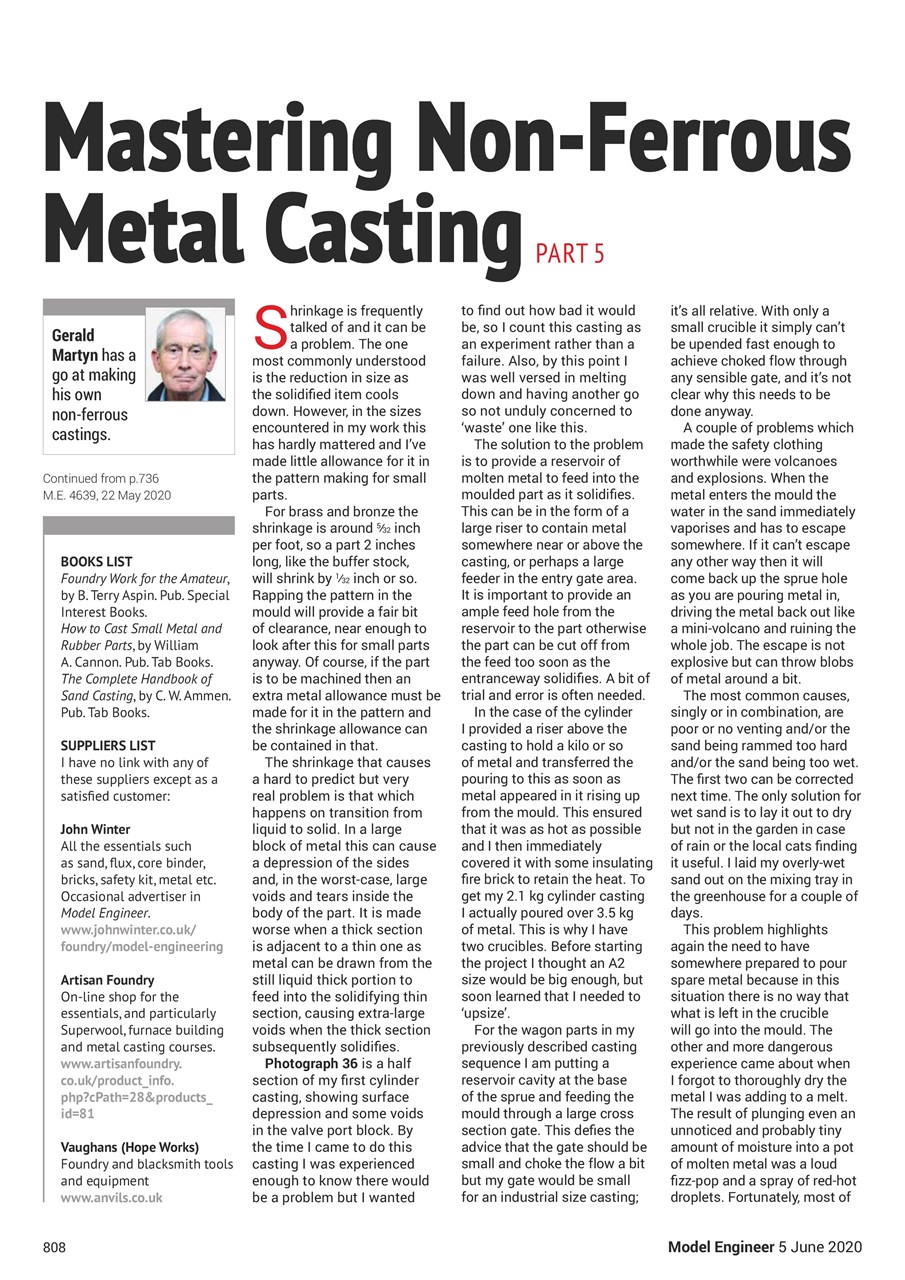 Model Engineer Preview Pages