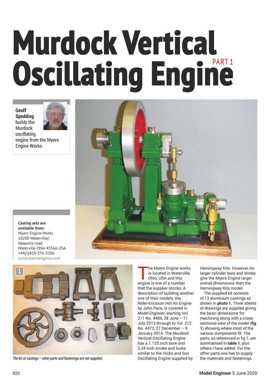 Model Engineer Preview Pages