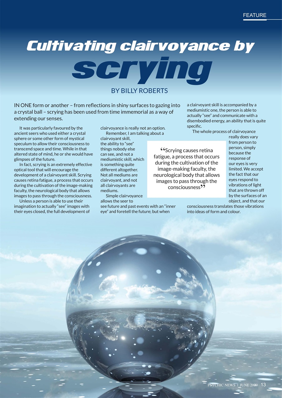 Psychic News Preview Pages