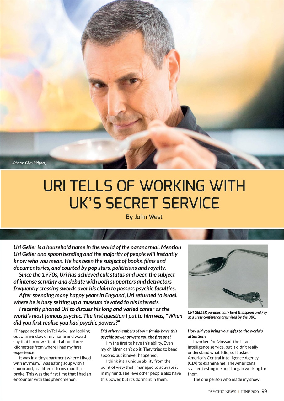 Psychic News Preview Pages