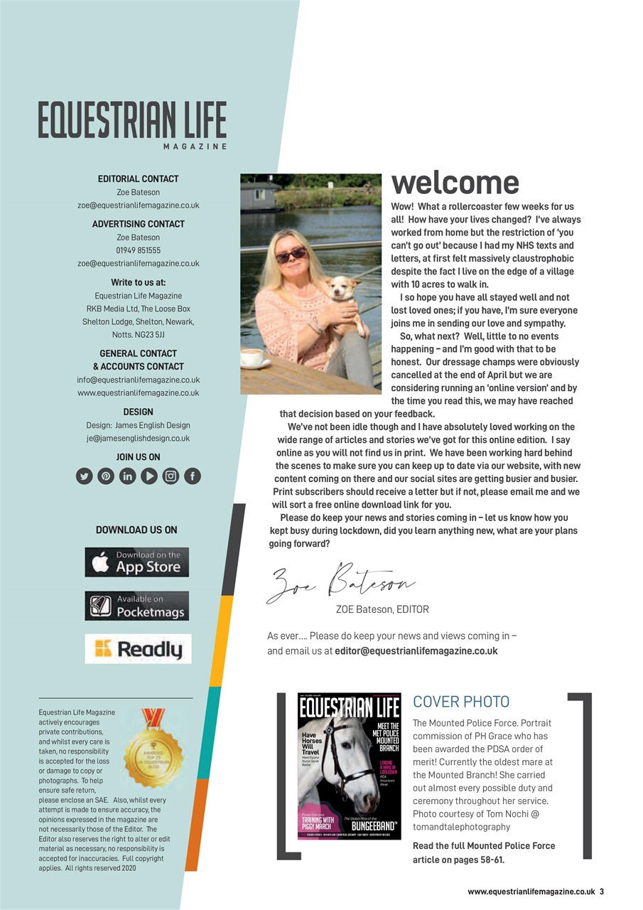 Equestrian Life Magazine Preview Pages
