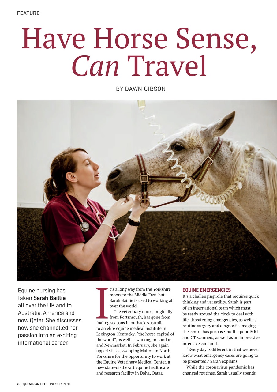 Equestrian Life Magazine Preview Pages