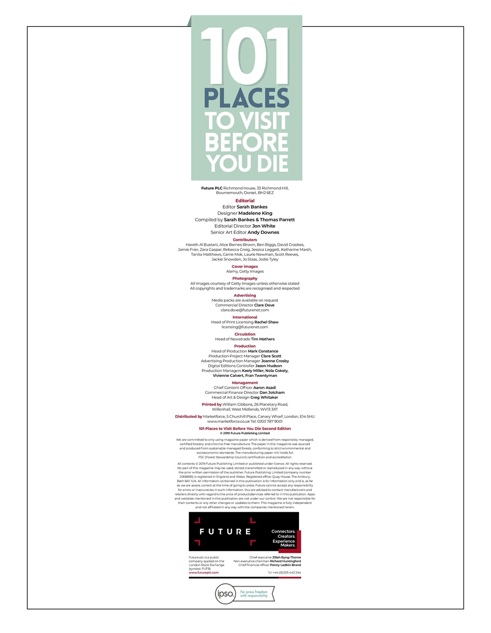 101 Places to Visit Before You Die Preview Pages