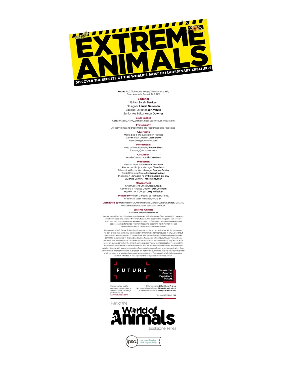 Extreme Animals Preview Pages