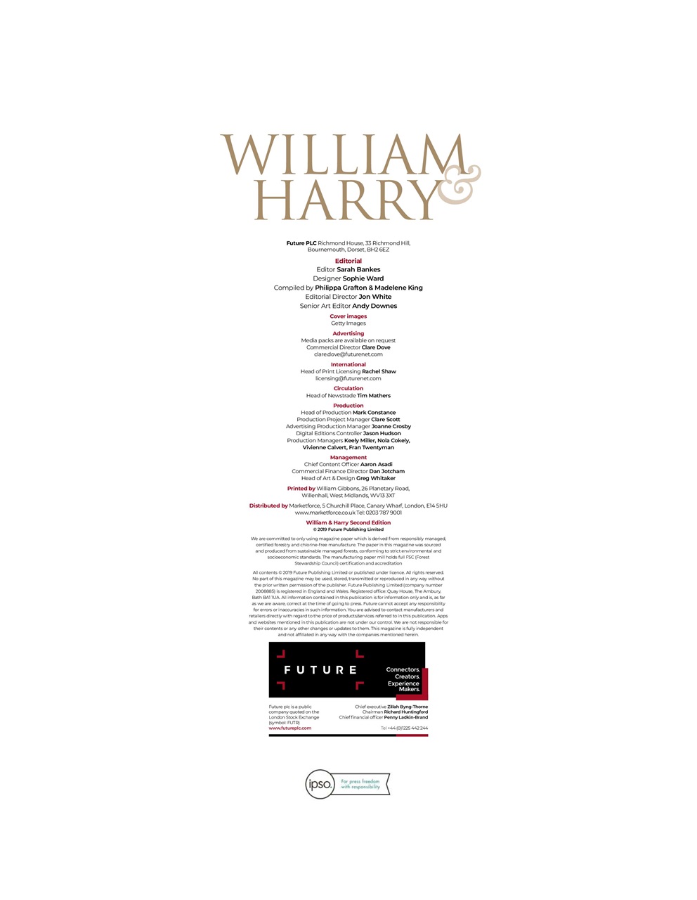 William & Harry Preview Pages