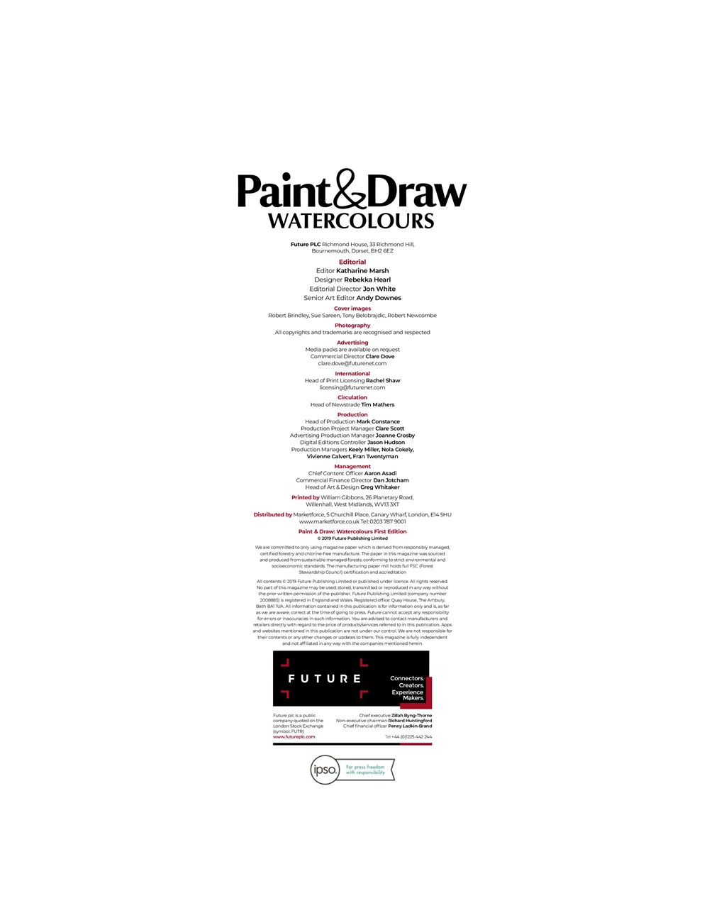 Paint & Draw: Watercolours Preview Pages