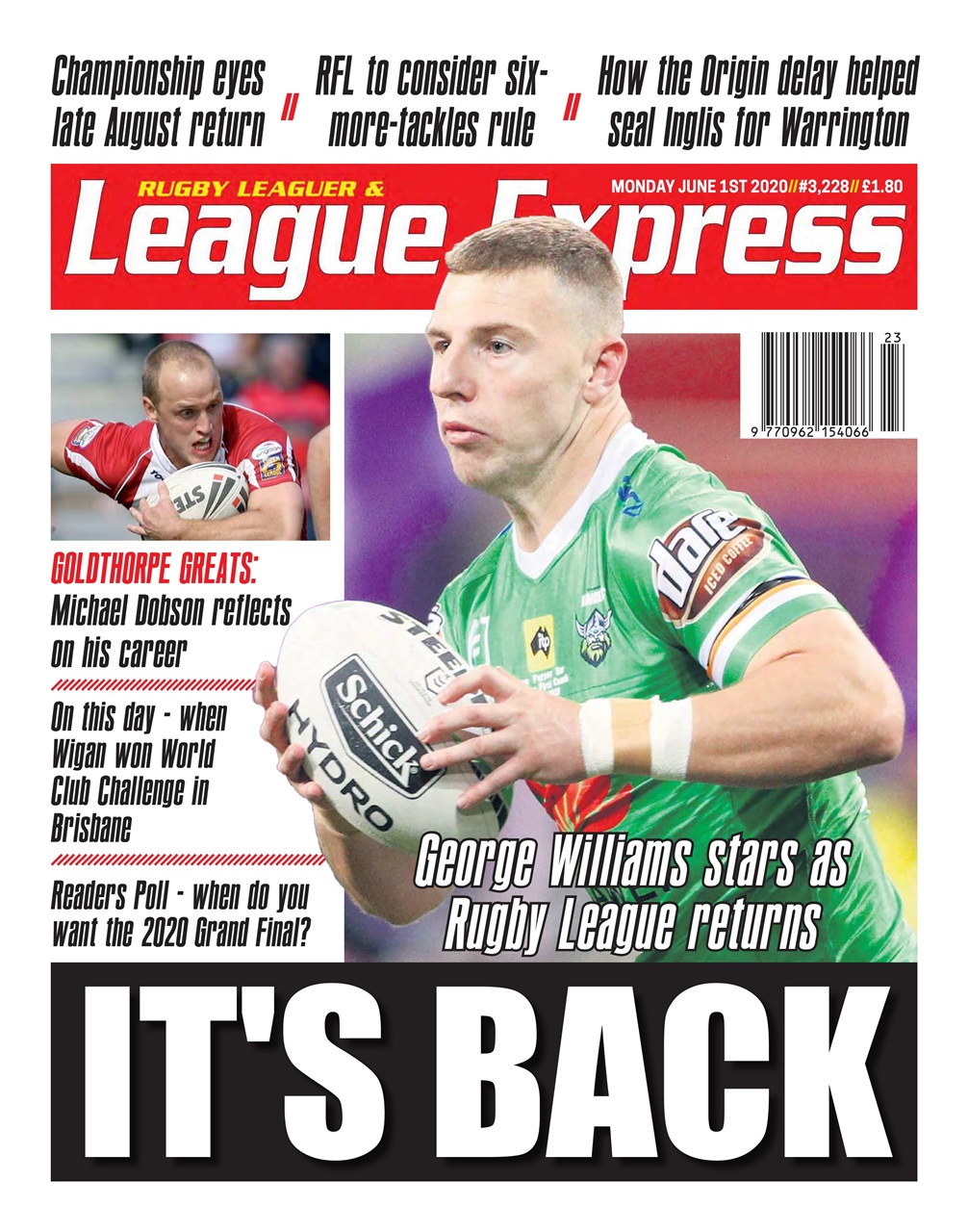 League Express Preview Pages