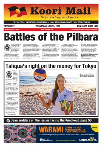 Koori Mail issue 3rd, June, 2020