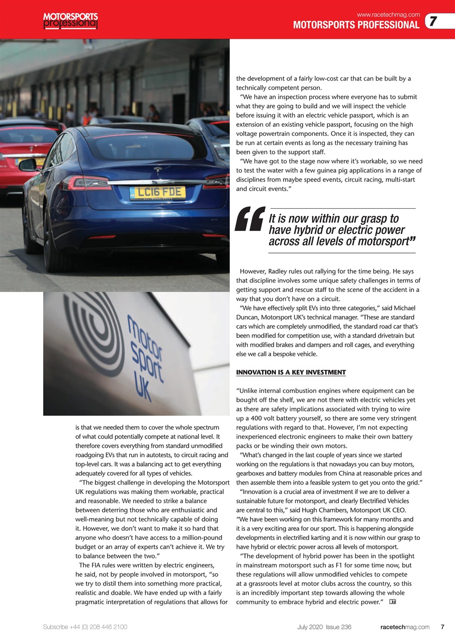 Race Tech Preview Pages