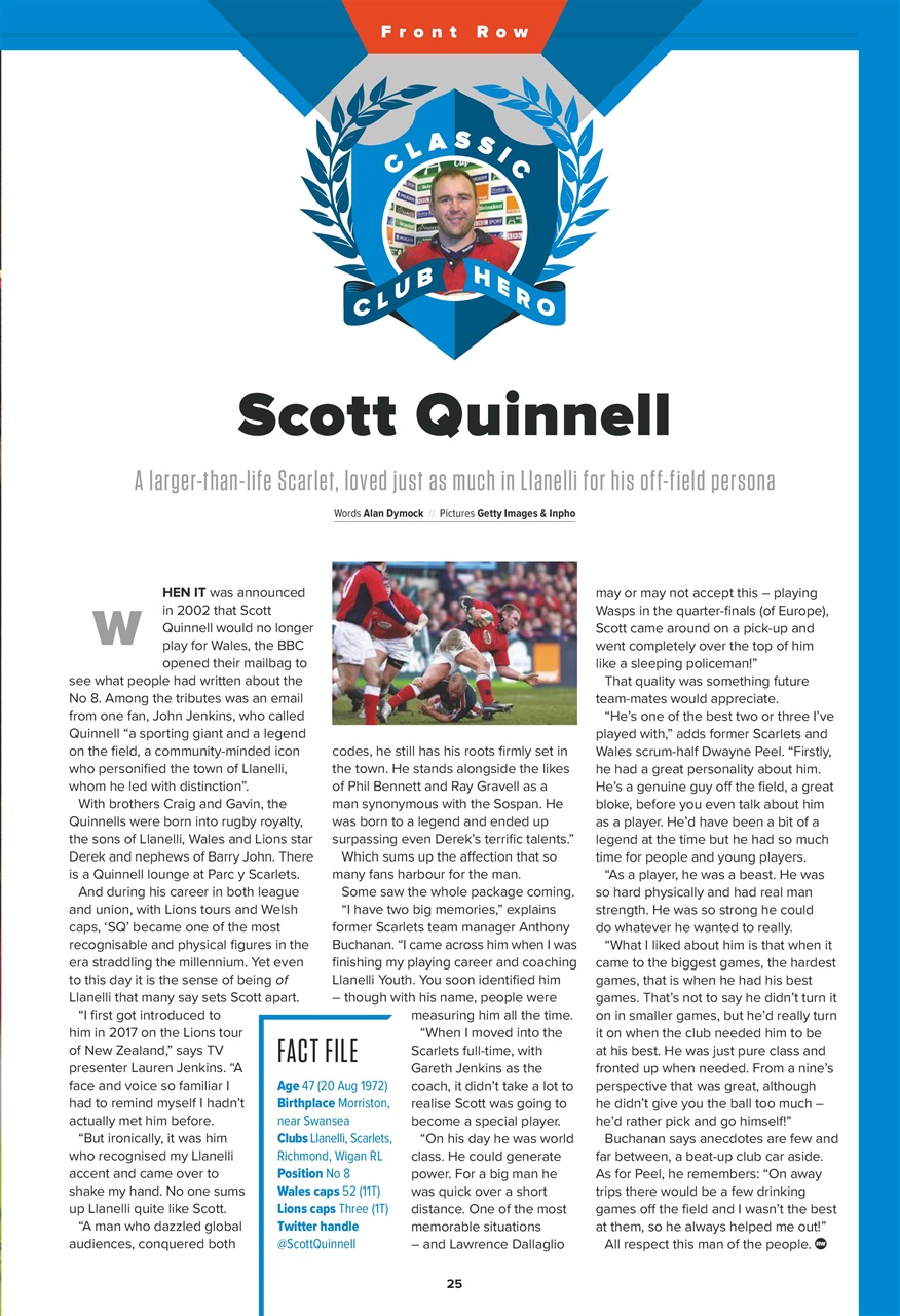 Rugby World Preview Pages
