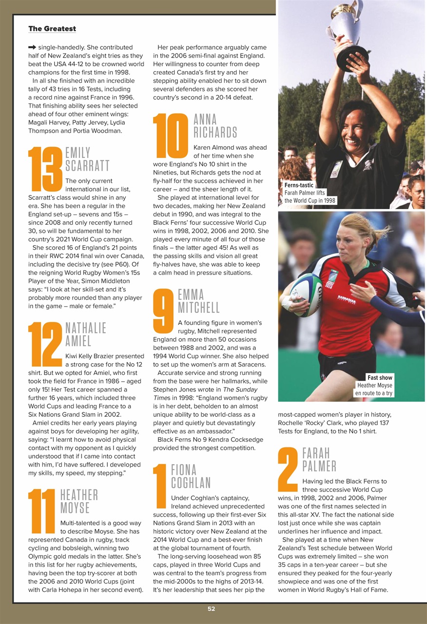 Rugby World Preview Pages
