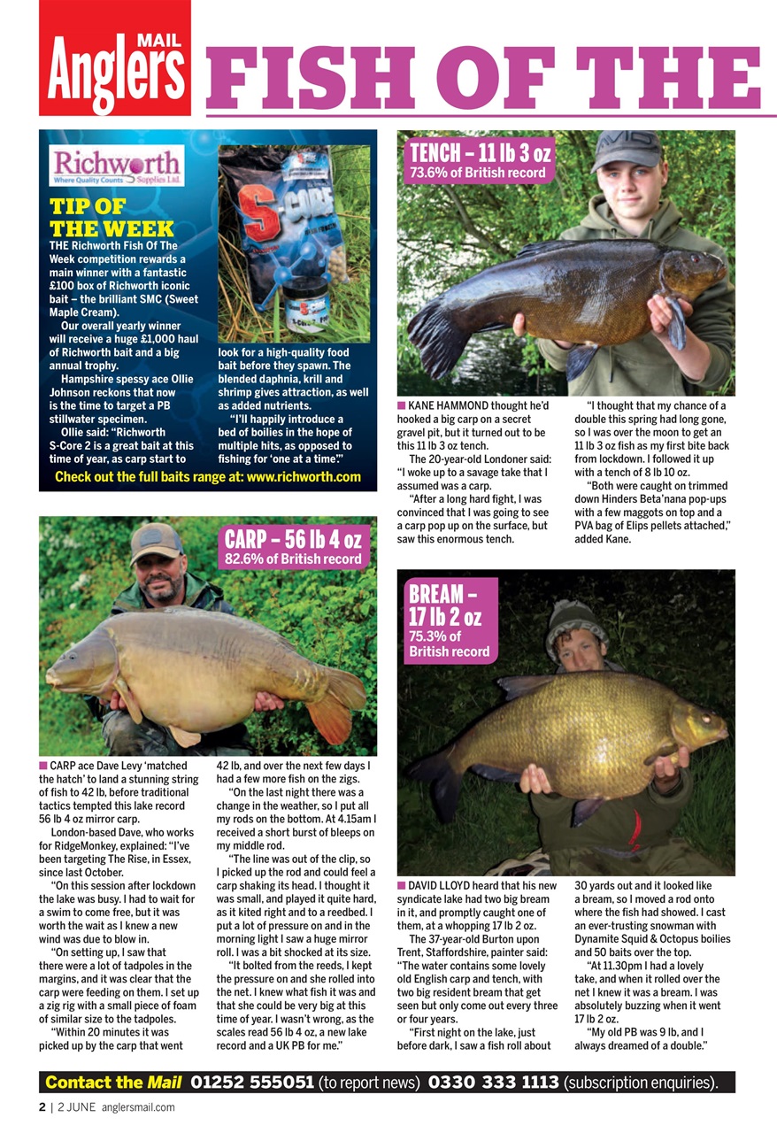 Anglers Mail Preview Pages