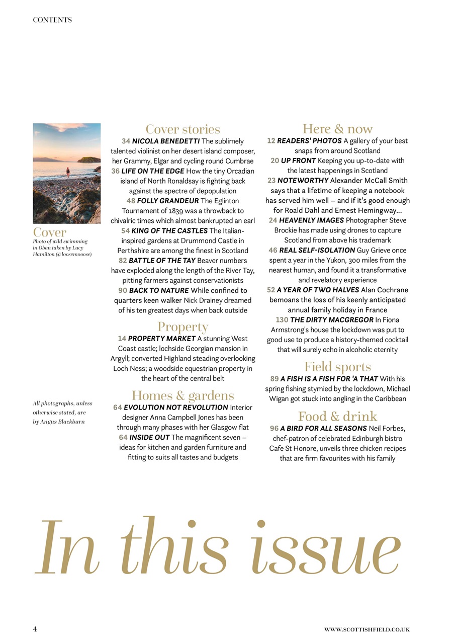 Scottish Field Preview Pages