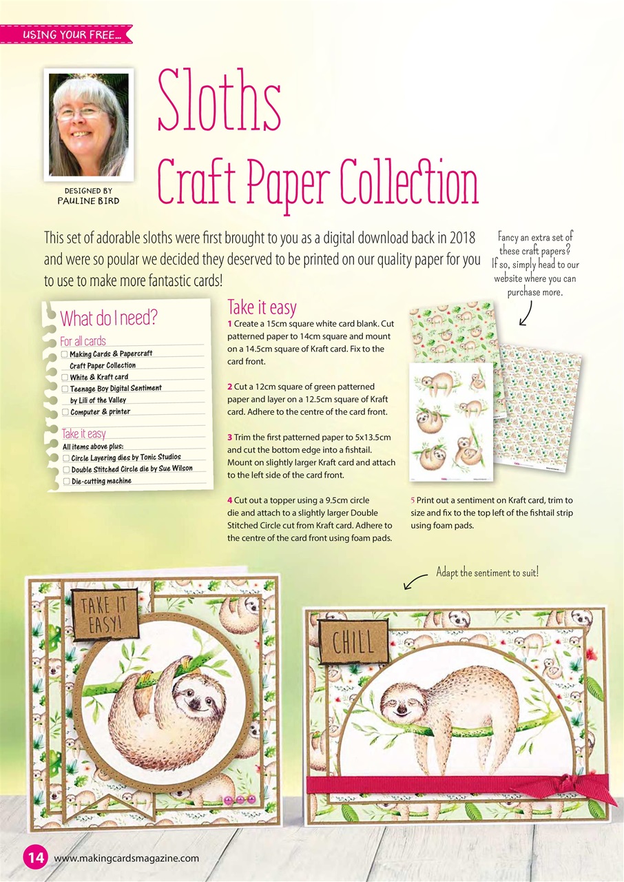 Making Cards & Papercraft Preview Pages