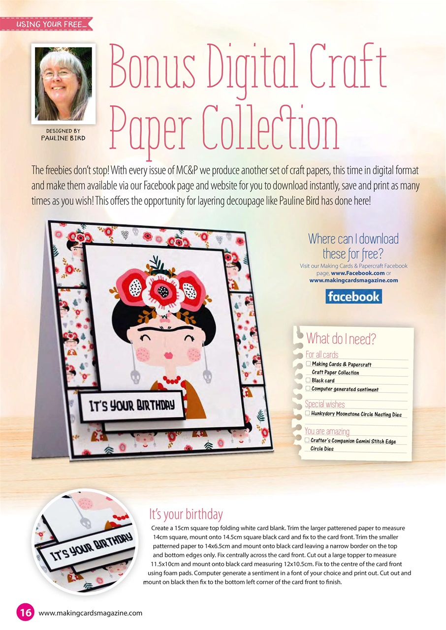 Making Cards & Papercraft Preview Pages