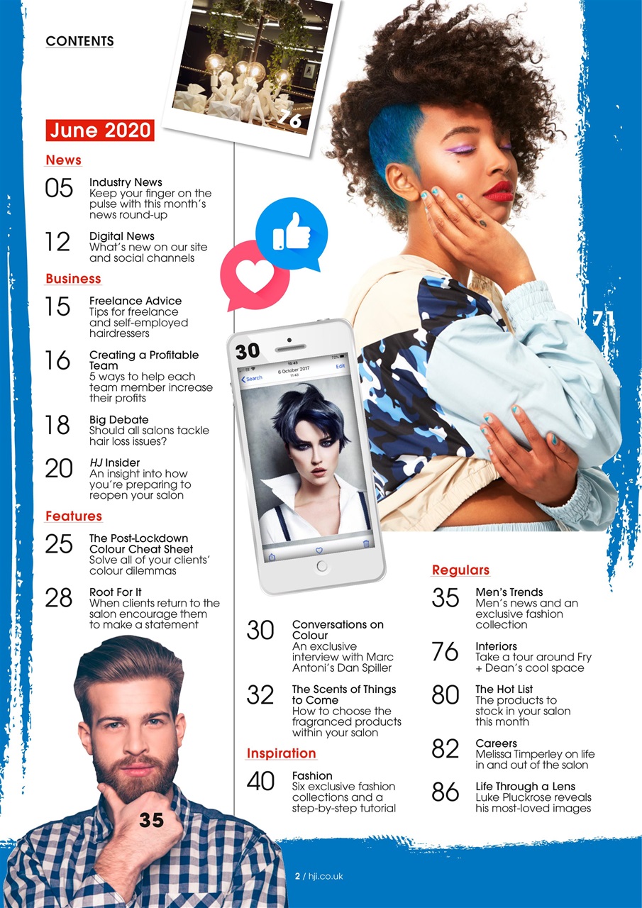 Hairdressers Journal Preview Pages