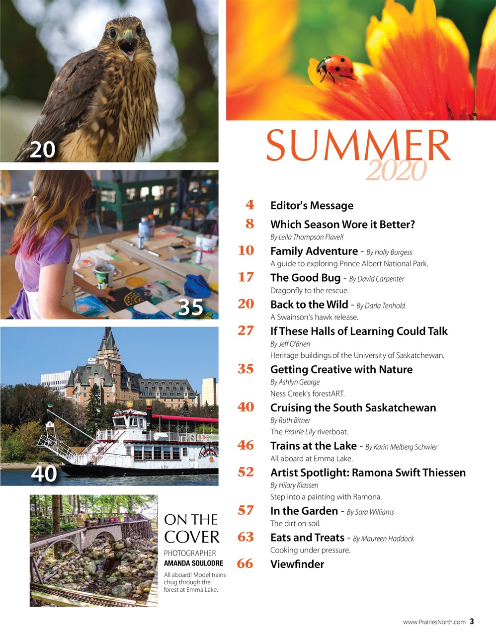 Prairies North Magazine Preview Pages