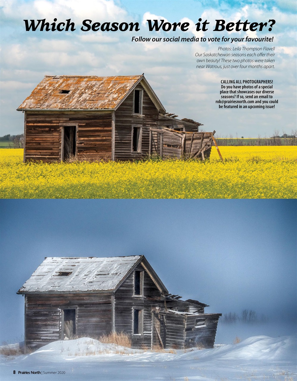 Prairies North Magazine Preview Pages