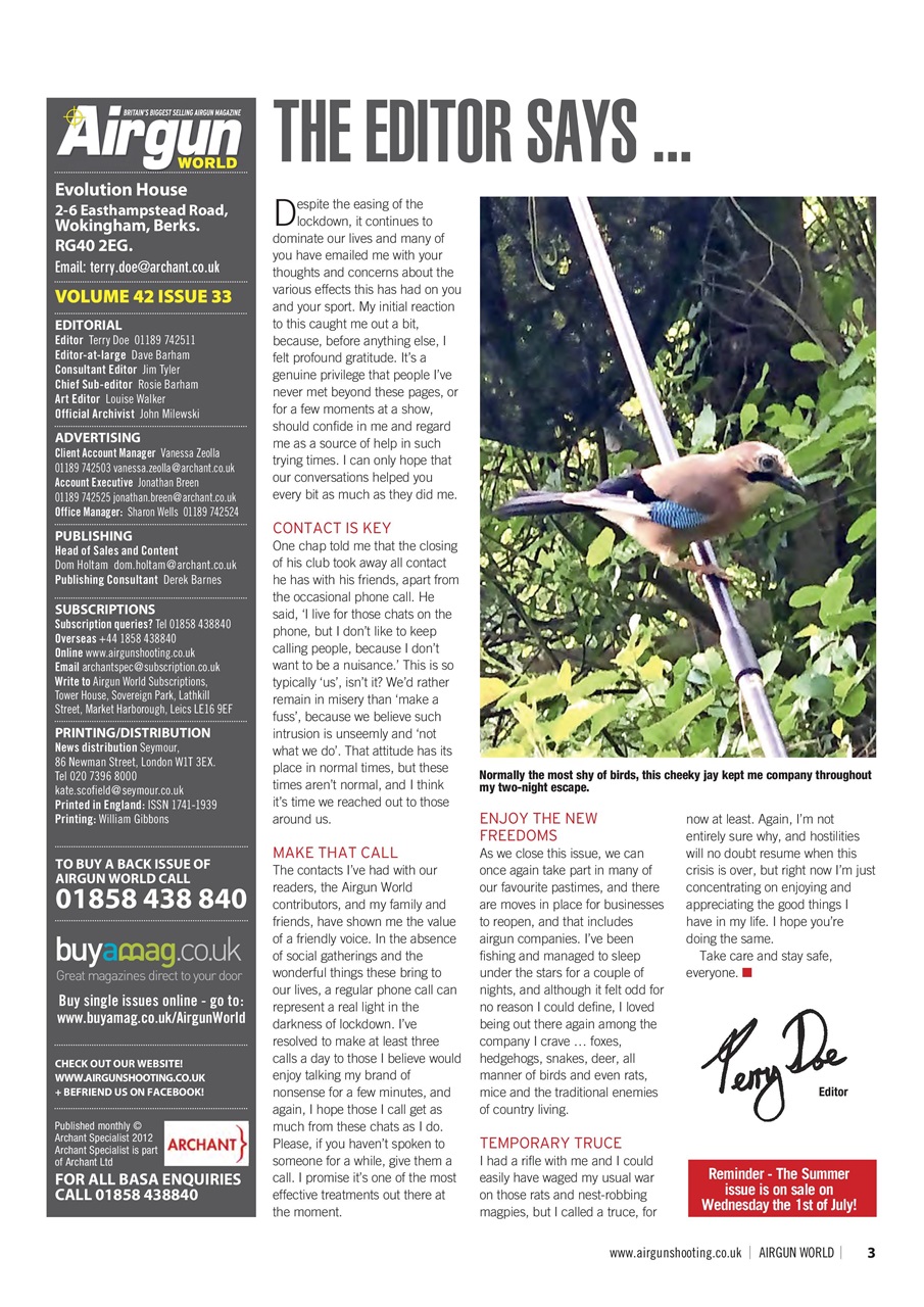 Airgun World Preview Pages
