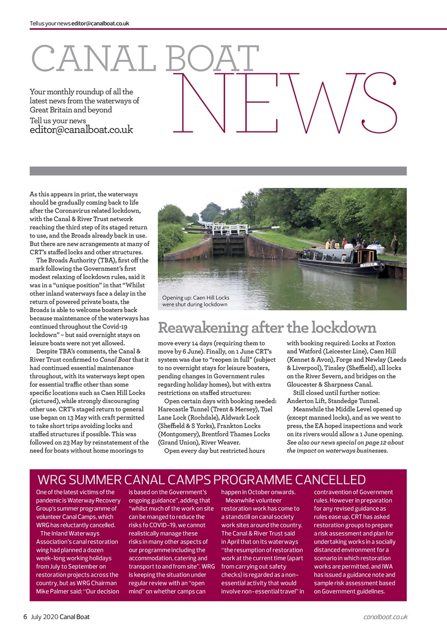 Canal Boat Preview Pages