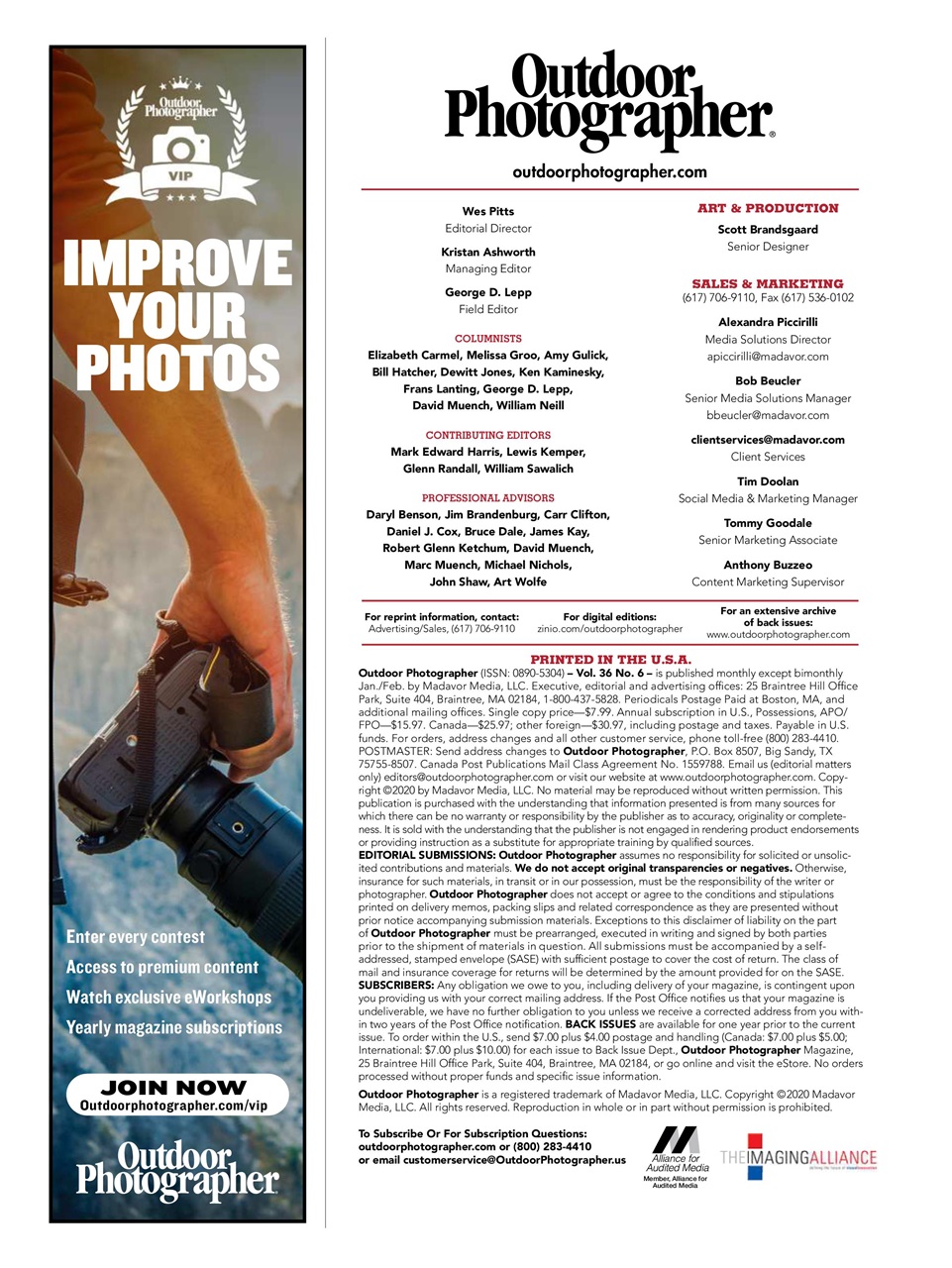 Outdoor Photographer Preview Pages