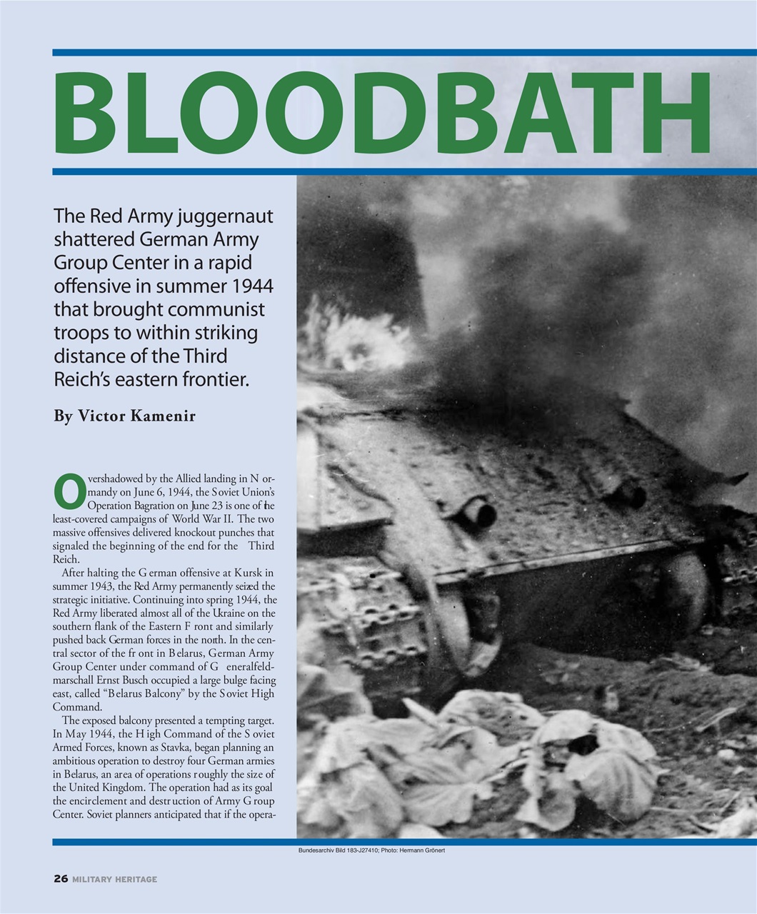 Military Heritage Preview Pages