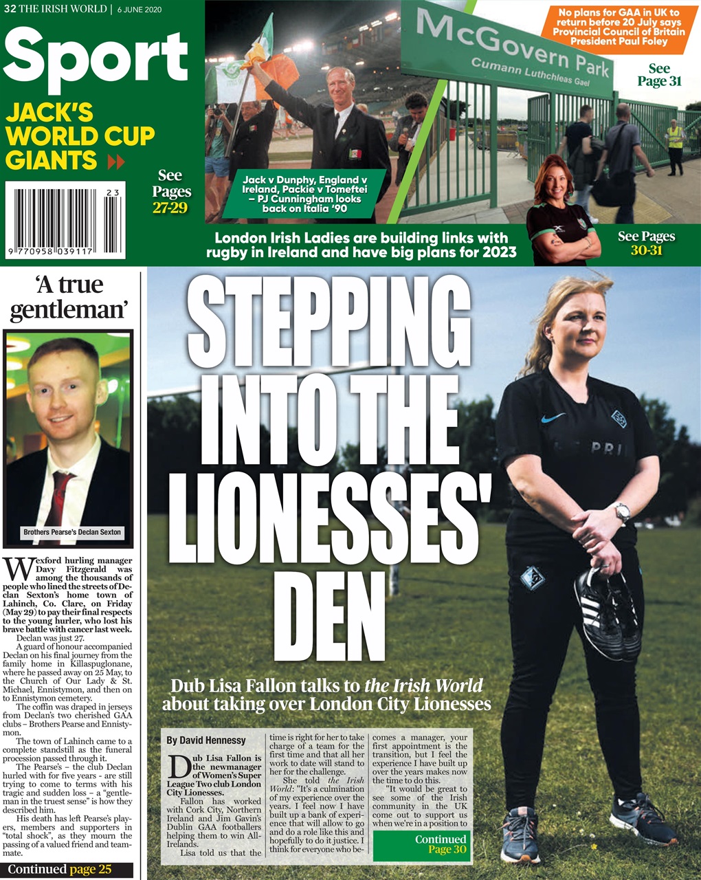 Irish World Preview Pages