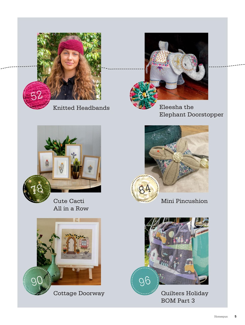 Homespun Preview Pages