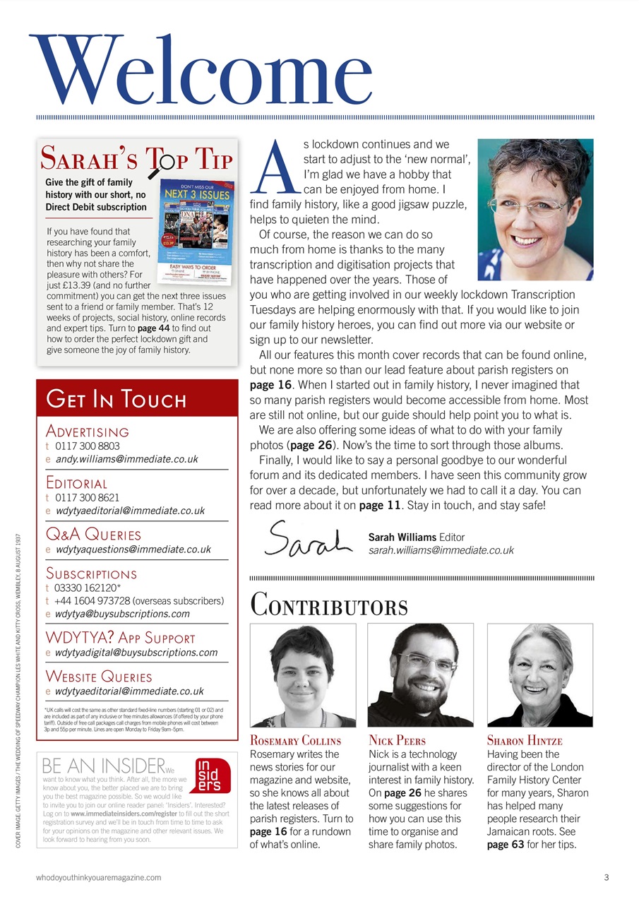 Who Do You Think You Are? Preview Pages