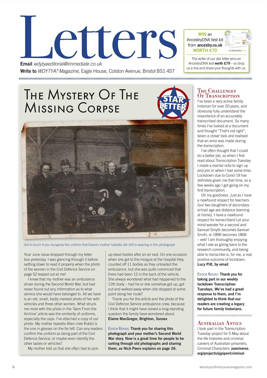 Who Do You Think You Are? Preview Pages