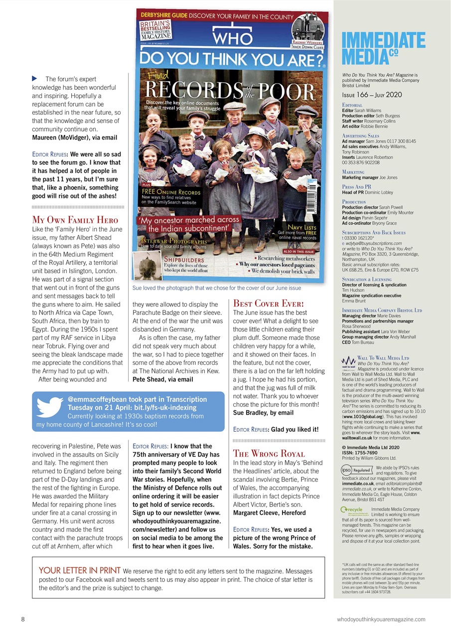 Who Do You Think You Are? Preview Pages