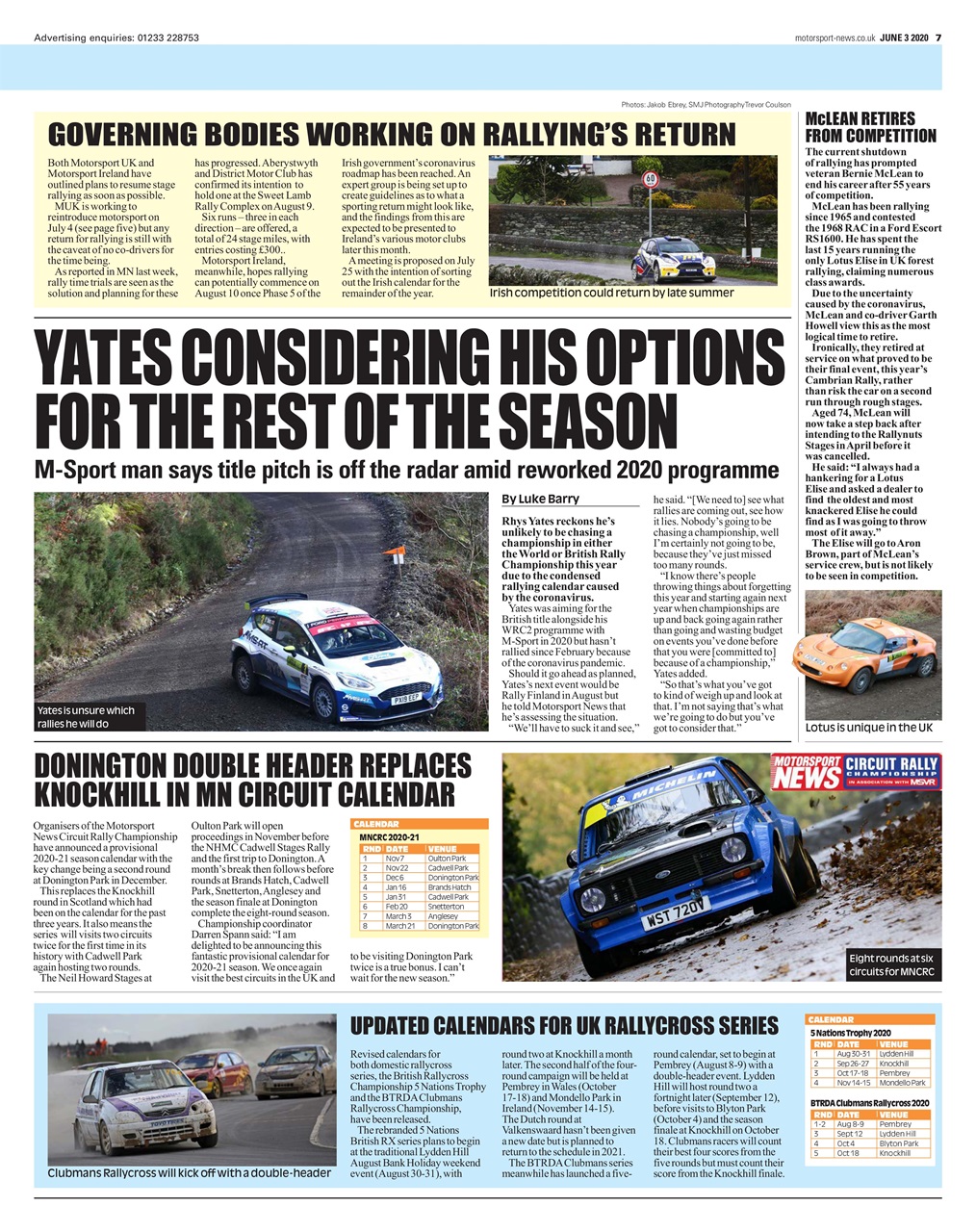 Motorsport News Preview Pages