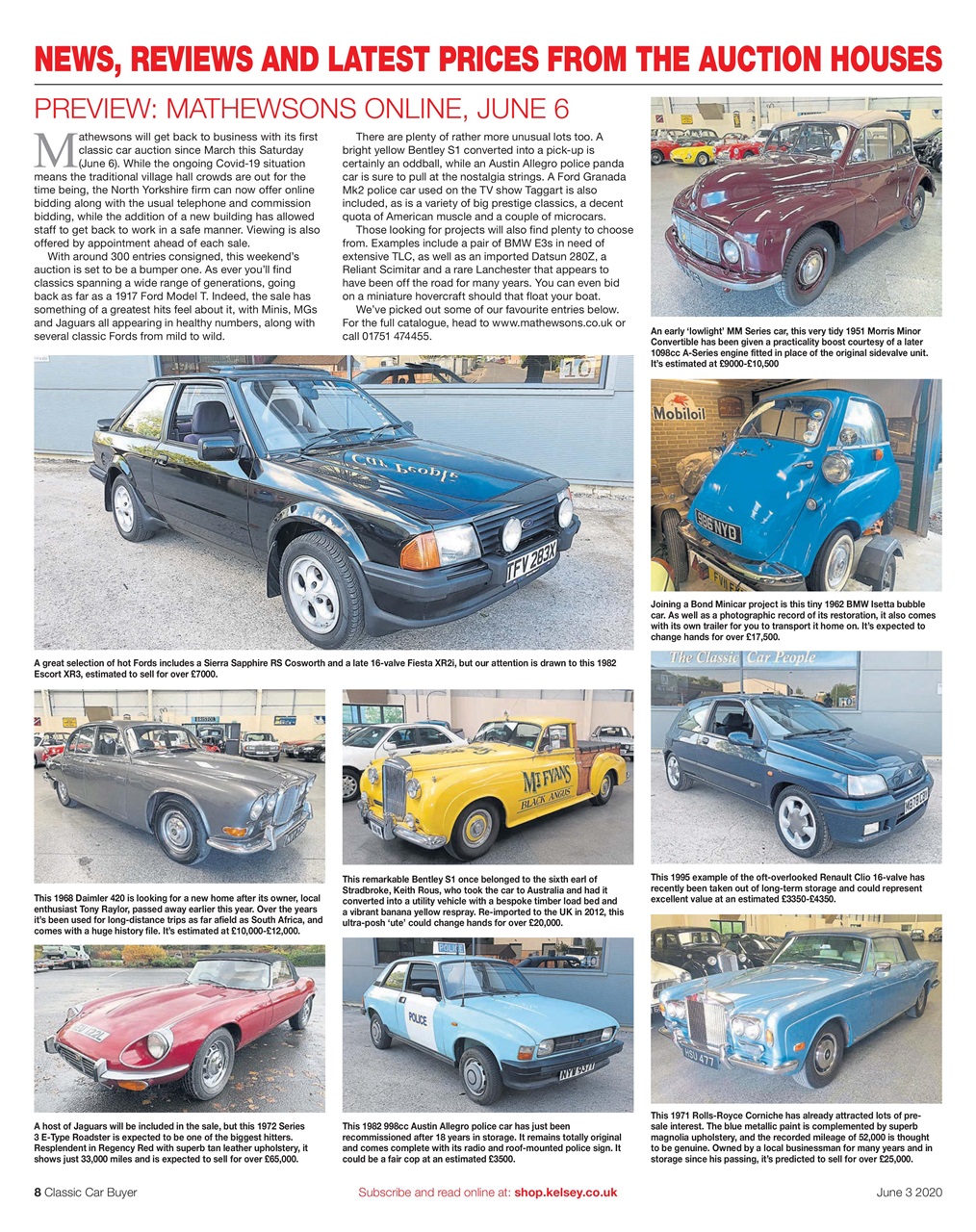 Classic Car Buyer Preview Pages
