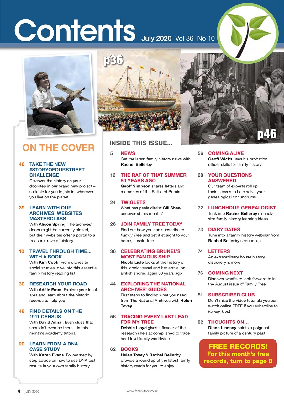 Family Tree Preview Pages