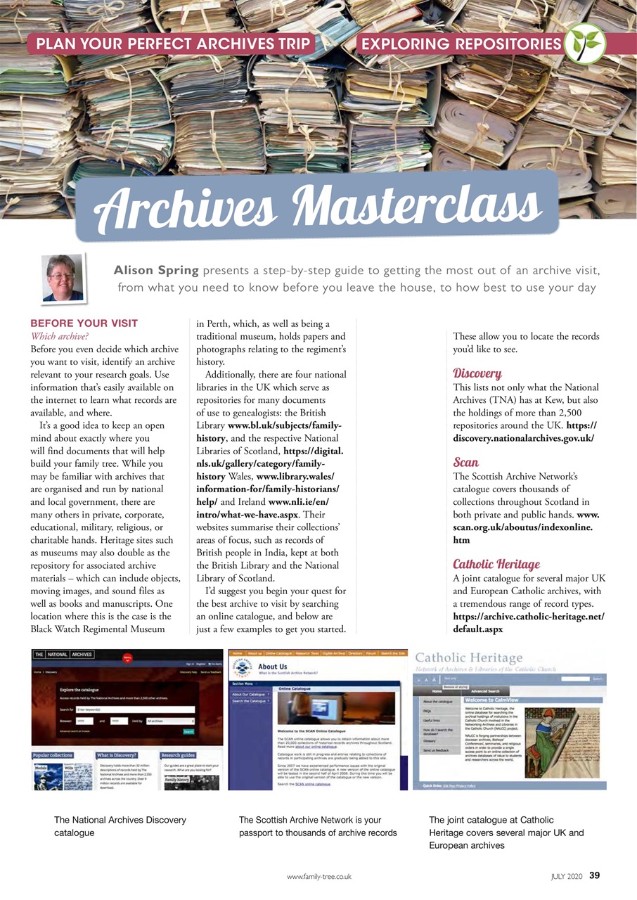 Family Tree Preview Pages