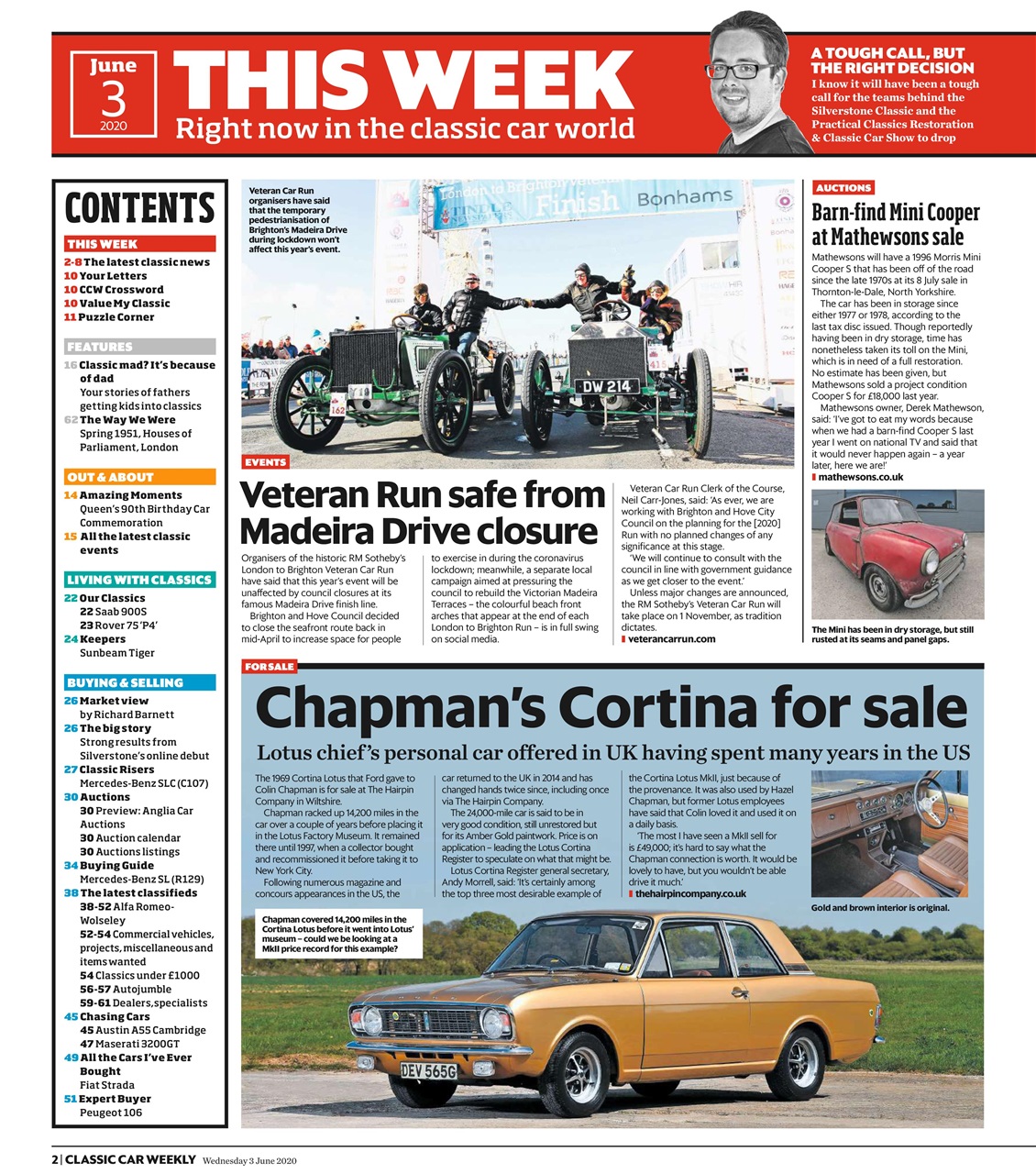 Classic Car Weekly Preview Pages