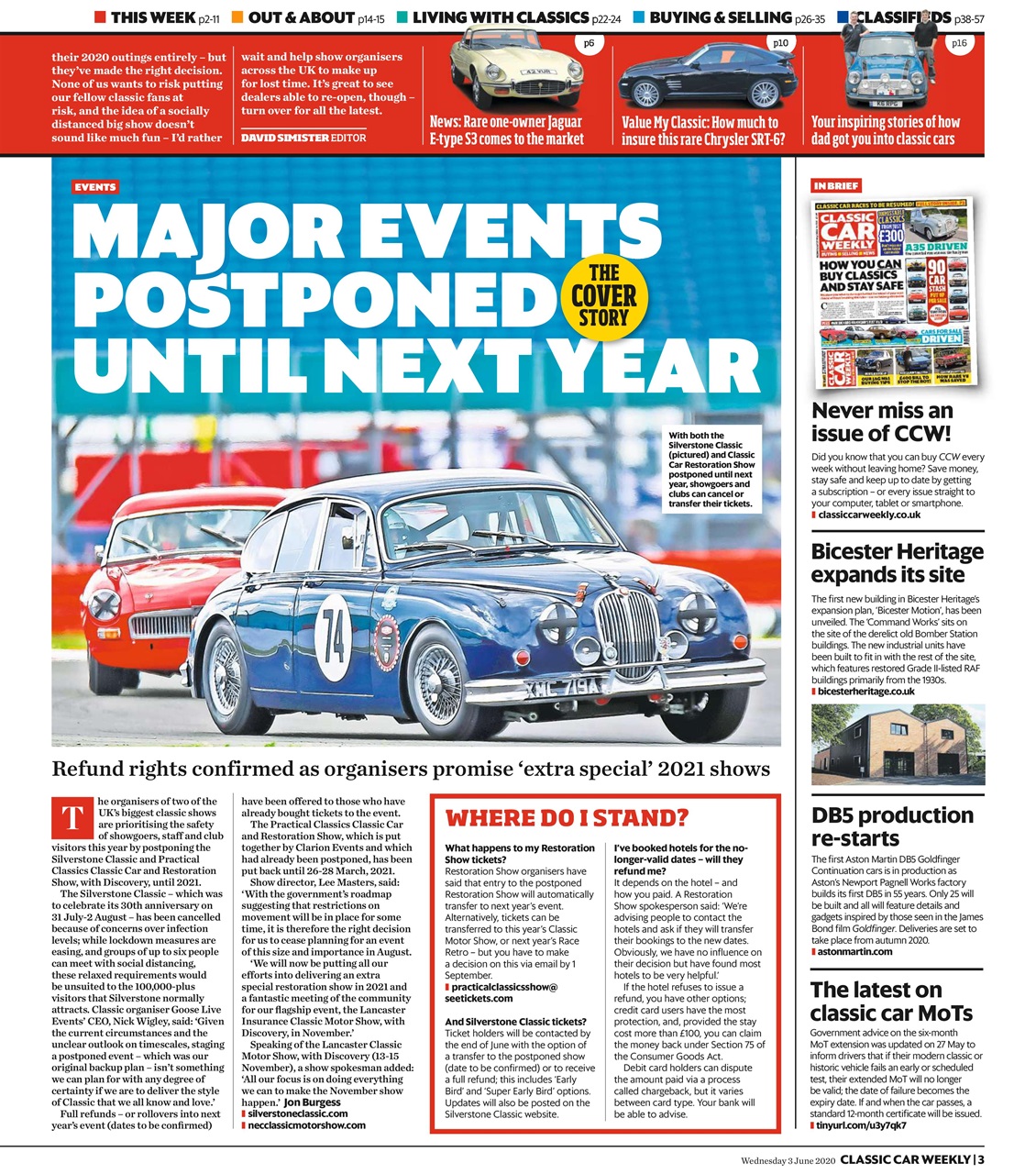 Classic Car Weekly Preview Pages