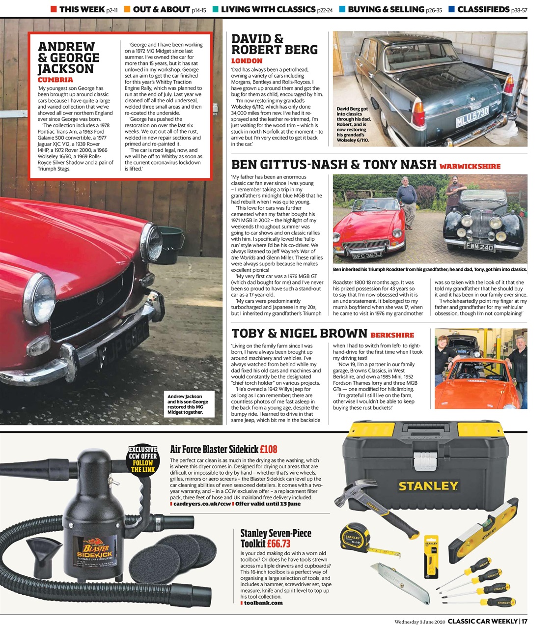 Classic Car Weekly Preview Pages