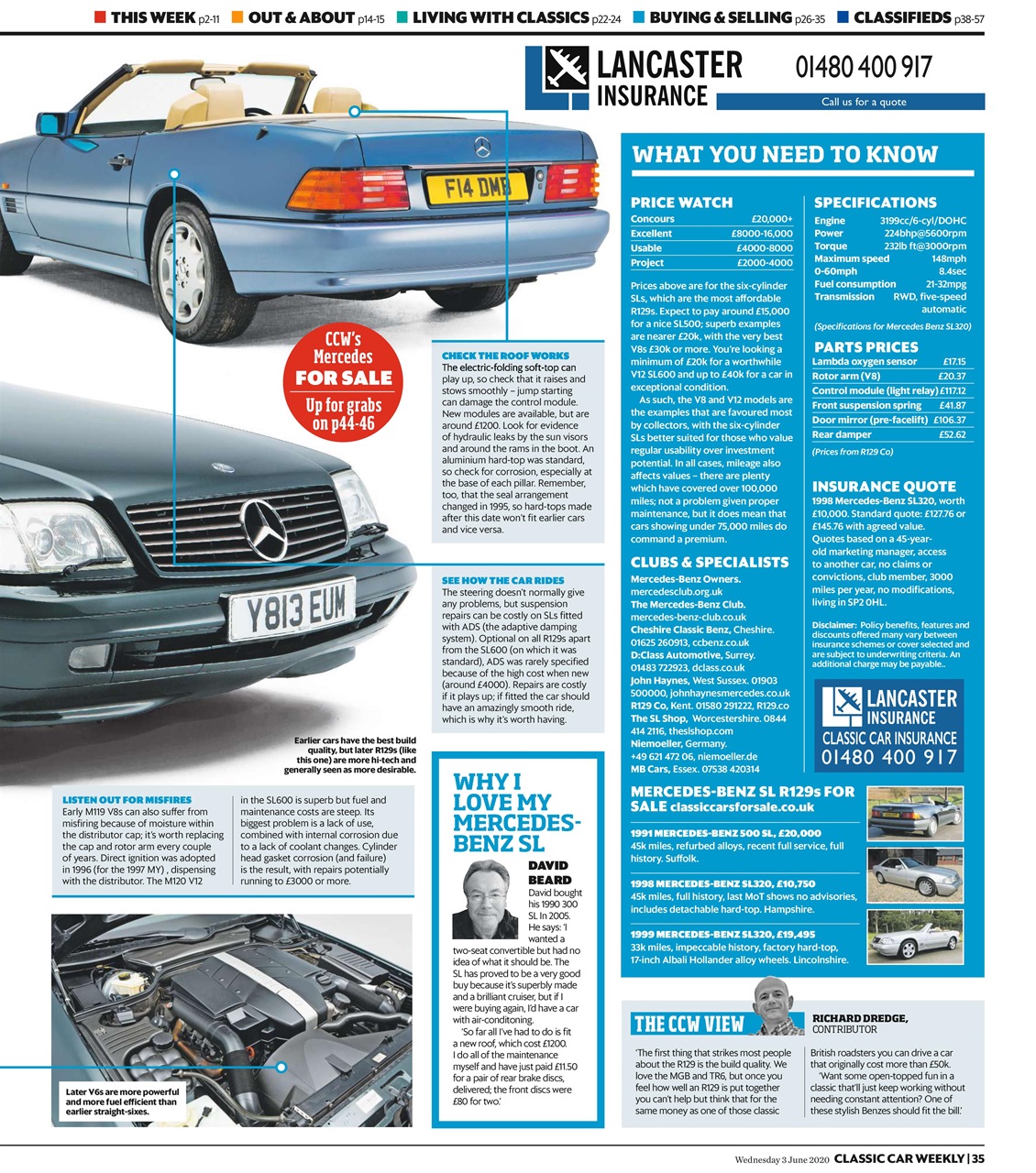 Classic Car Weekly Preview Pages