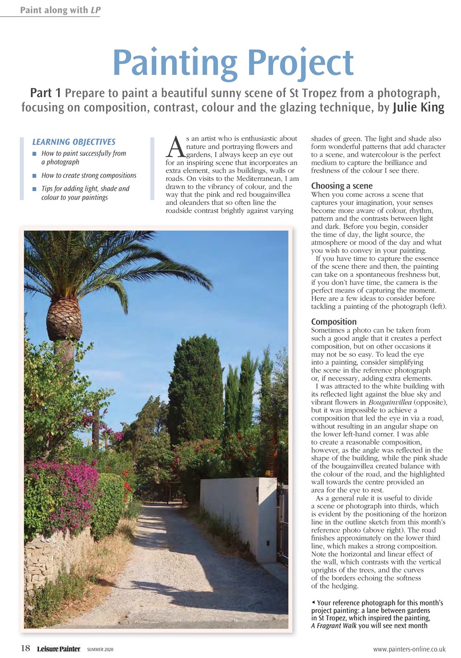 Leisure Painter & The Artist Preview Pages