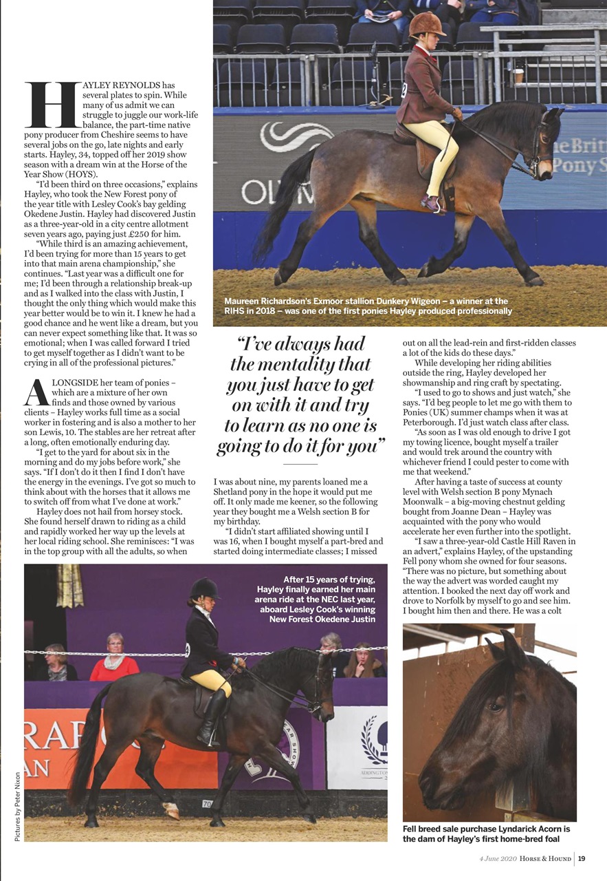 Horse & Hound Preview Pages